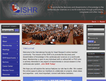 Tablet Screenshot of ishrworld.org